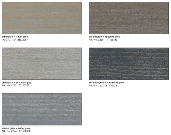 Remmers HK-Lazura 3w1 Grey Protect 10 l – impregnat lazurujący do drewna w odcieniach szarości.