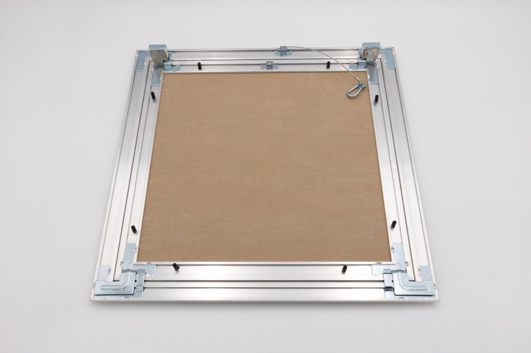 Klapa rewizyjna Mextri AP-B do płyt gipsowo-kartonowych z aluminiową ramą i niewidocznym zamknięciem