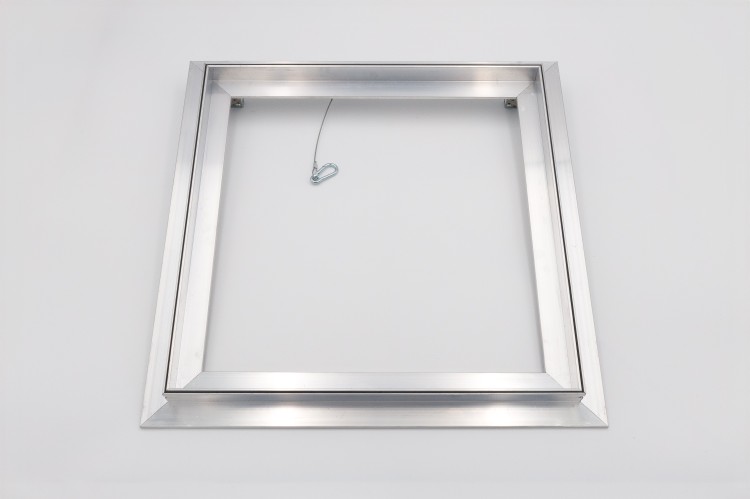 Klapa rewizyjna Mextri AP-B do płyt gipsowo-kartonowych z aluminiową ramą i niewidocznym zamknięciem