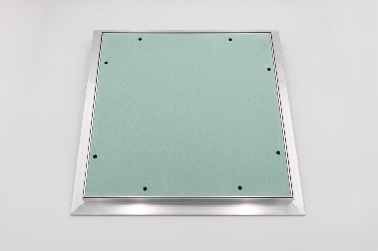 Klapa rewizyjna Mextri AP-B do płyt gipsowo-kartonowych z aluminiową ramą i niewidocznym zamknięciem