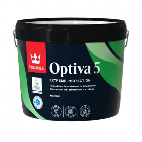Tikkurila Optiva 5 Matt 2,7l, fabra matowa, Tikkurila Optiva, Optiva 5, Optiva Matt, matowa farba Tikkurila, farby warszawa, tikkurila warszawa, sklep z farbami warszawa, salon farb warszawa, Milabud